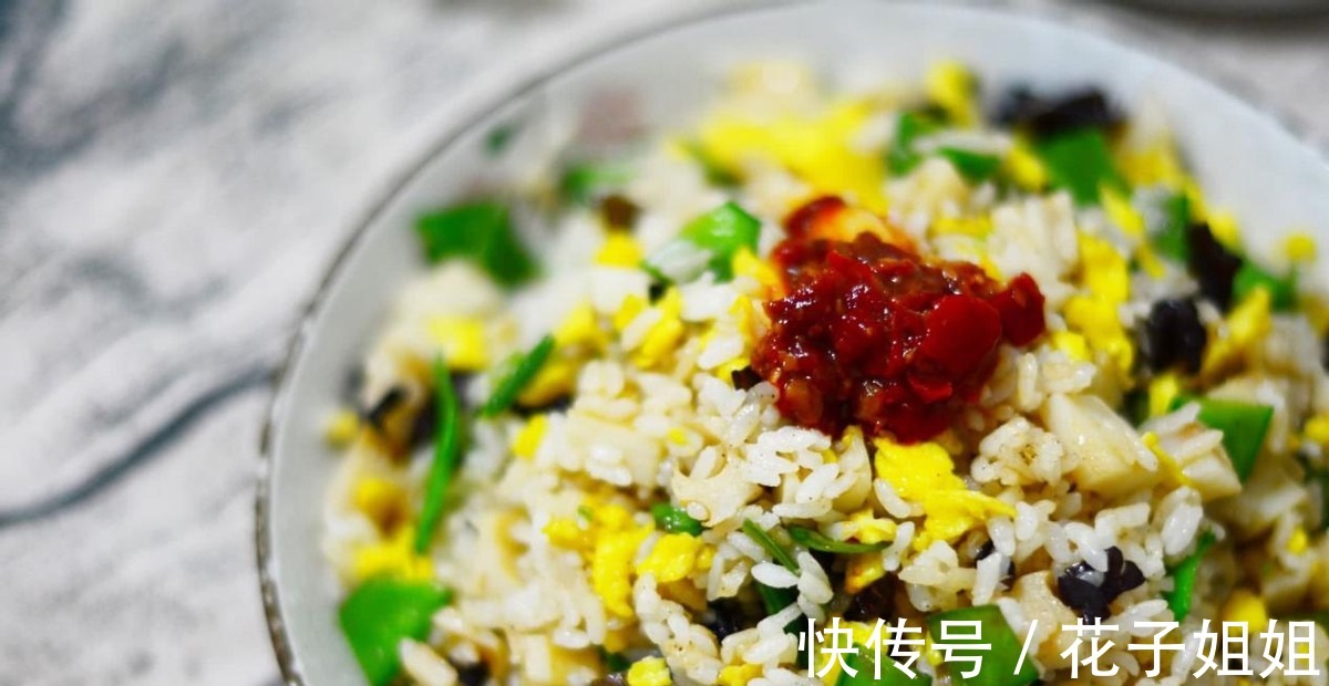 食材|好吃到流泪的别样蛋炒饭,食材丰富,好吃还好看!