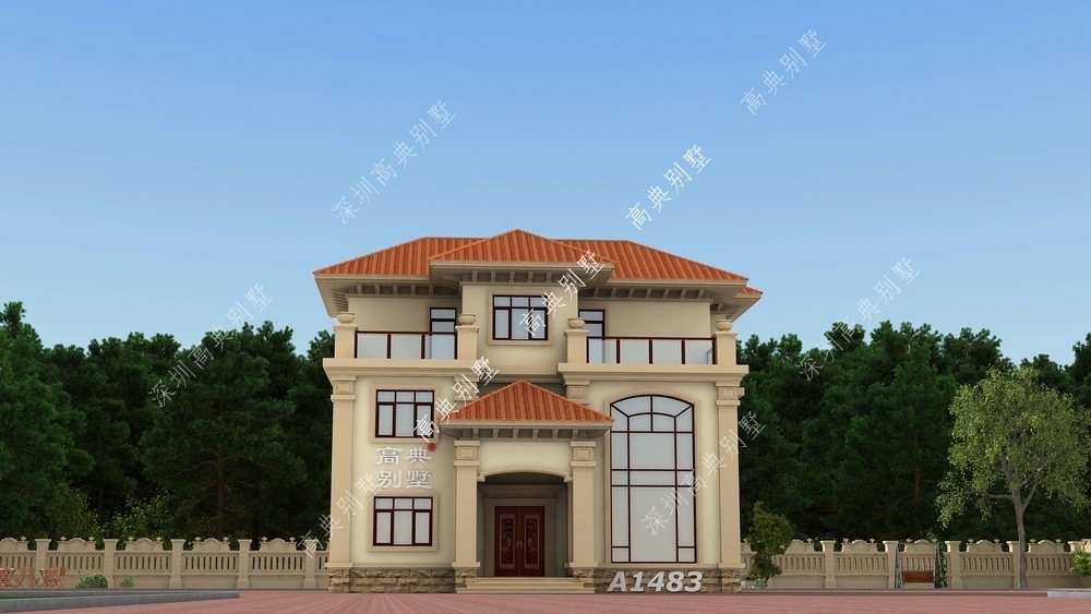 简欧|老家建一栋别墅,是落叶归根最好的归宿,更是儿时的心灵寄托