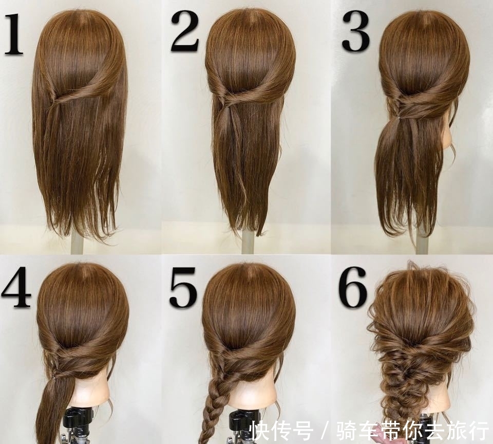 适合所有脸型的少女风编发,乖巧甜美的样子真好看!