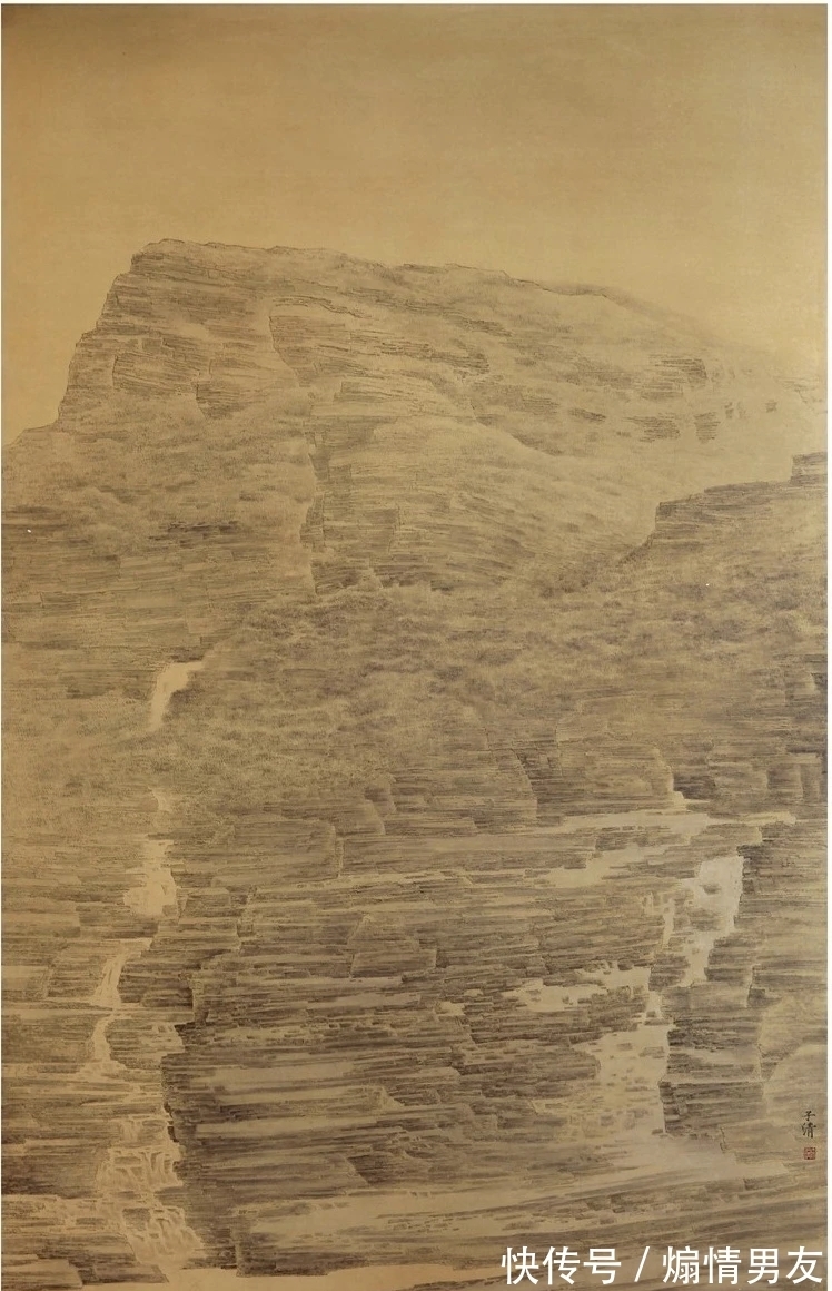 青绿@水墨与青绿,轻车熟路!徐子清山水画