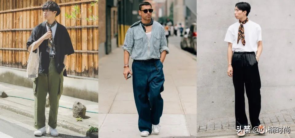 夏季|让你的造型不再单调！夏日型男领巾搭配推荐，个性又吸睛