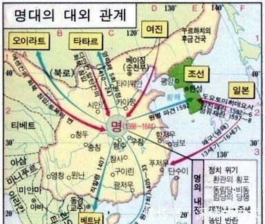新罗@韩国教科书里的中国历史地图,不服不行,请慢慢“品味”
