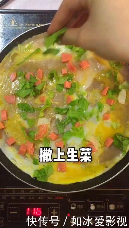 火腿|早餐别再吃油条了,换个口味,筷子一搅一缠,香嫩可口,比包子香