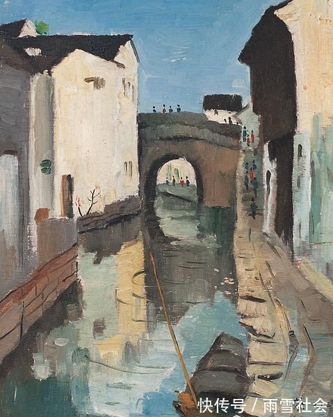 江南园林#“中国画”吴冠中画的太好,中国画在他笔下活了起来