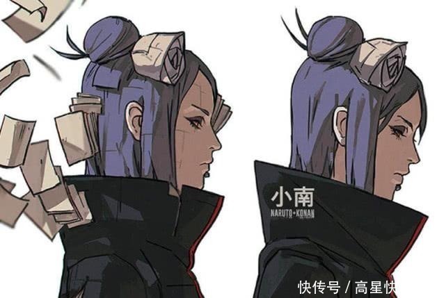 武士风|火影遇上“酷炫武士风”,鬼鲛瘦成“皮包骨”,小南秒变厌世女郎