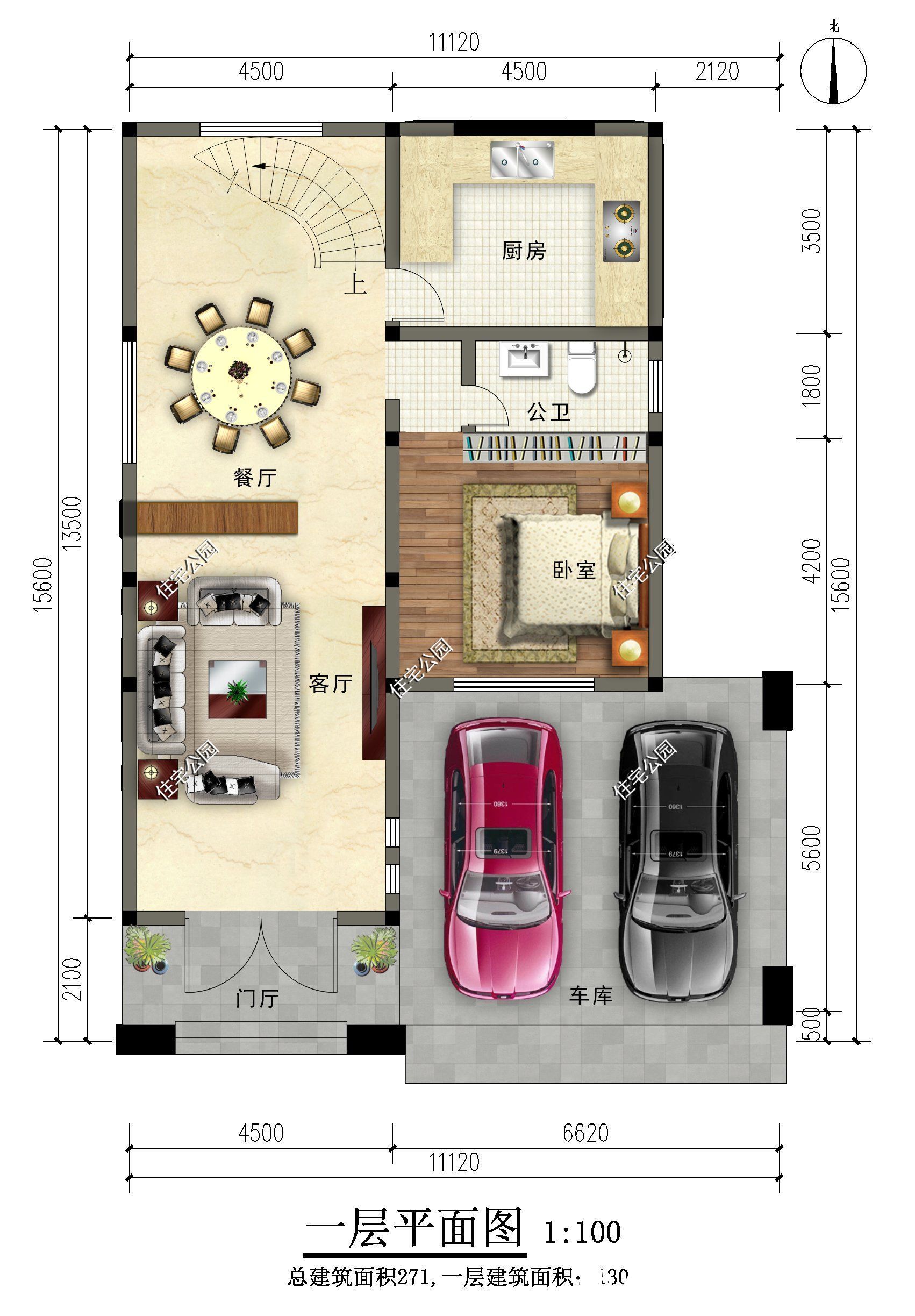 户型|10套带坡屋顶的二层别墅图纸，送给2022年要建房的你