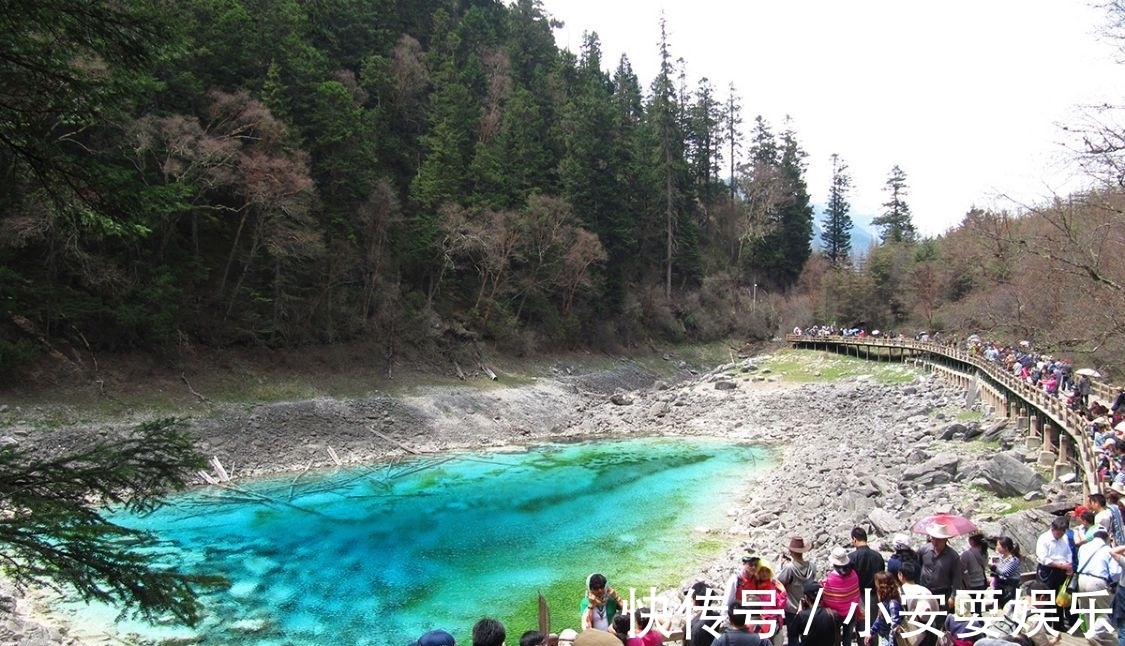 五花海|九寨沟的海，瀑布连环，归来不看水