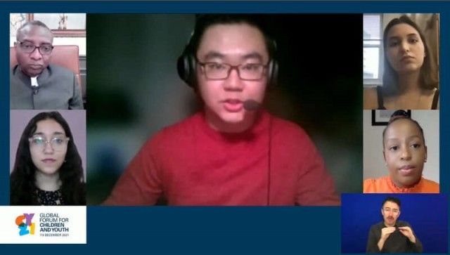 玛蒂尔达@建设更美好明天要从建设更美好今天开始 ——首届全球儿童与青年论坛举行