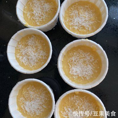 #一周减脂不重样#蒸锅免烤箱??松软椰椰麦芬｜减脂低碳蛋糕