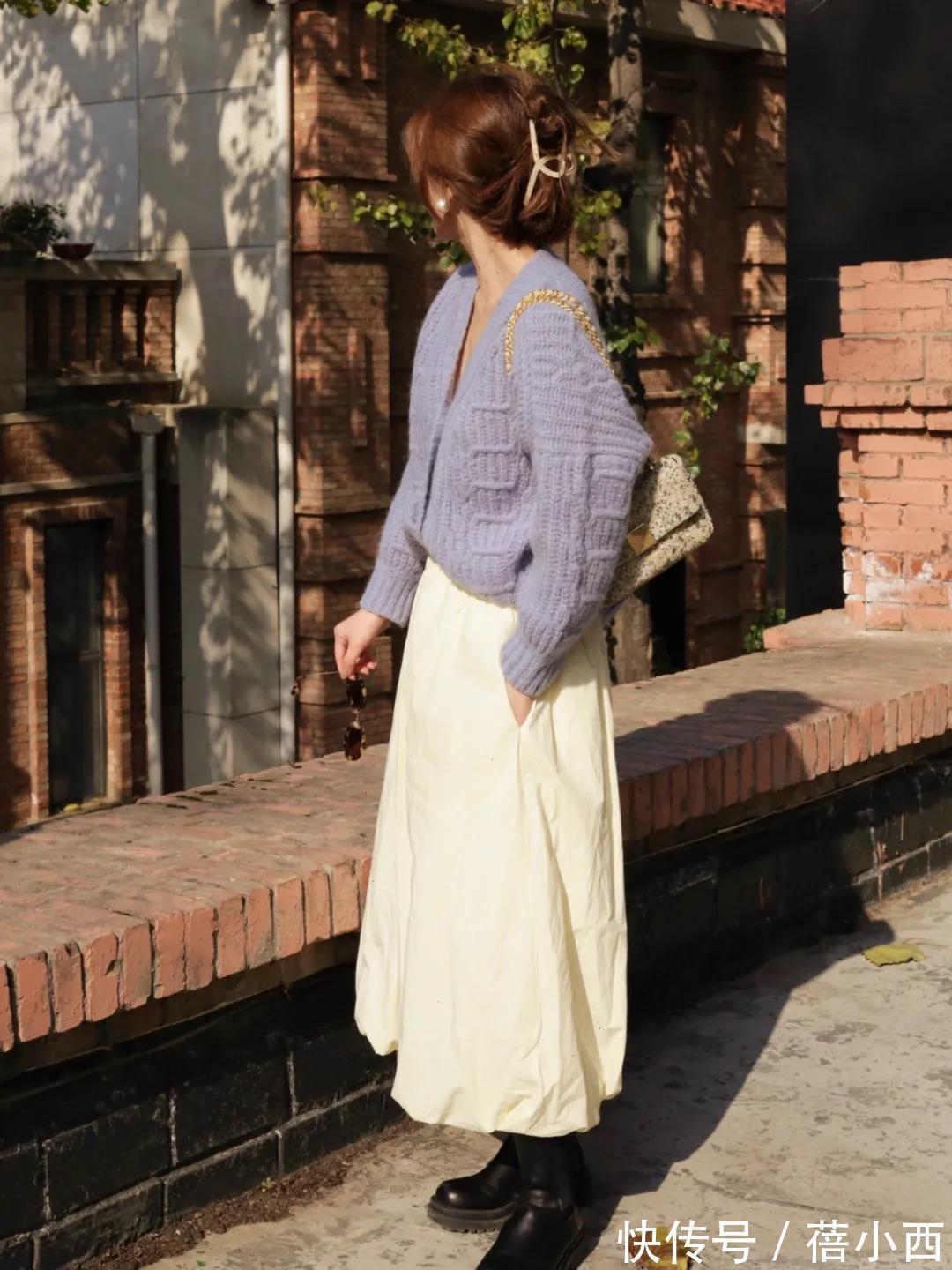 版型 “毛衣开衫”永不过时,选对款式就能成为女神,单穿、叠穿都好看