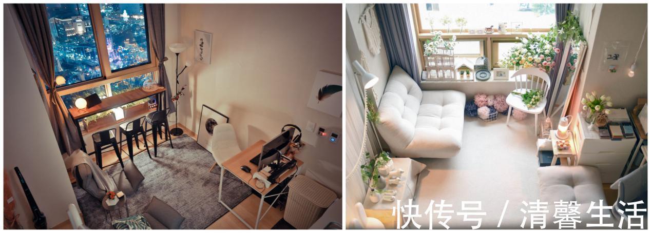 客厅|同小区买两套21㎡公寓，一套给儿子，一套给女儿，各自开始独立