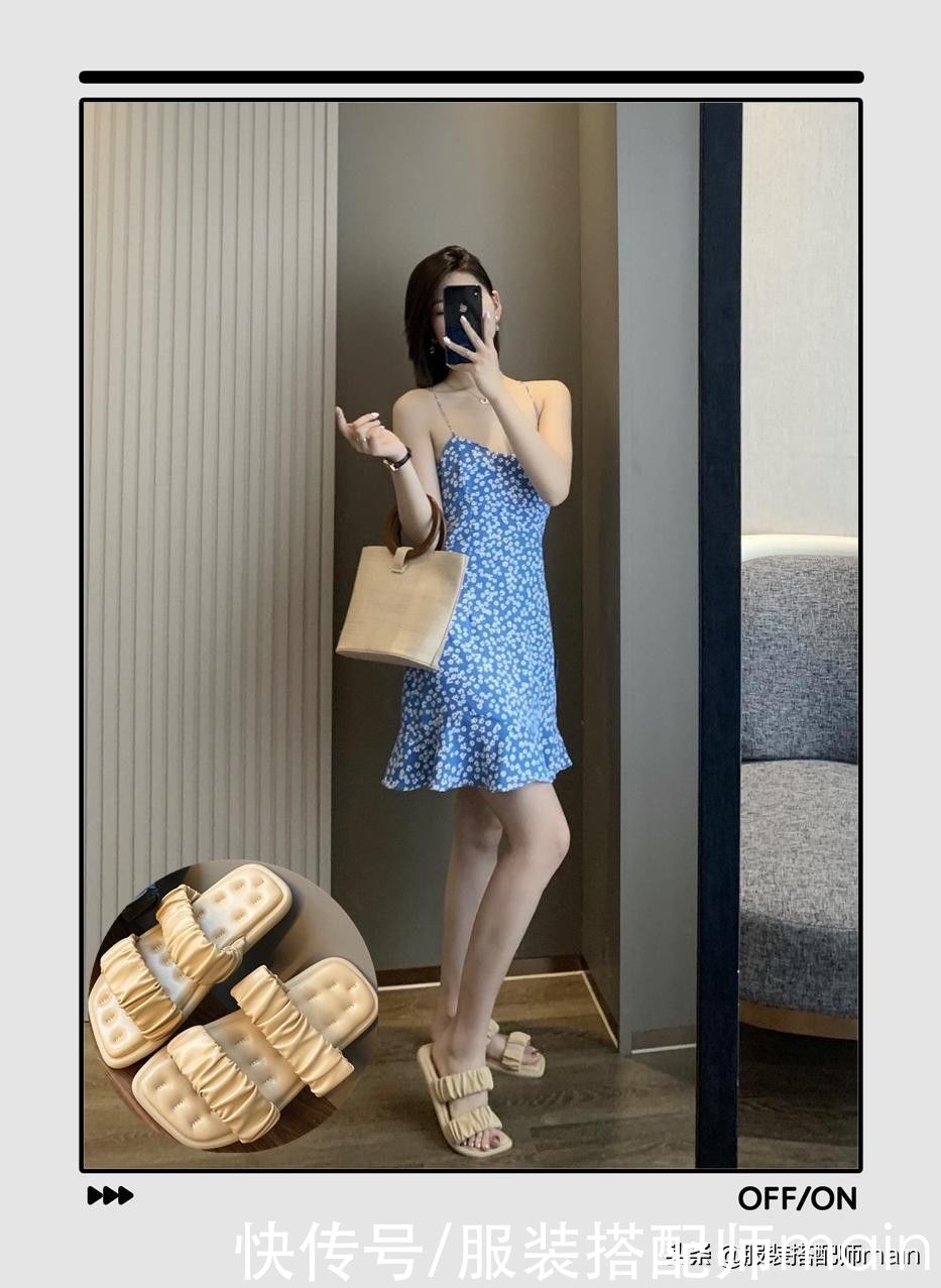 姜贞羽|今夏火爆时尚圈的3款印花裙，不仅显高还专治微胖身材