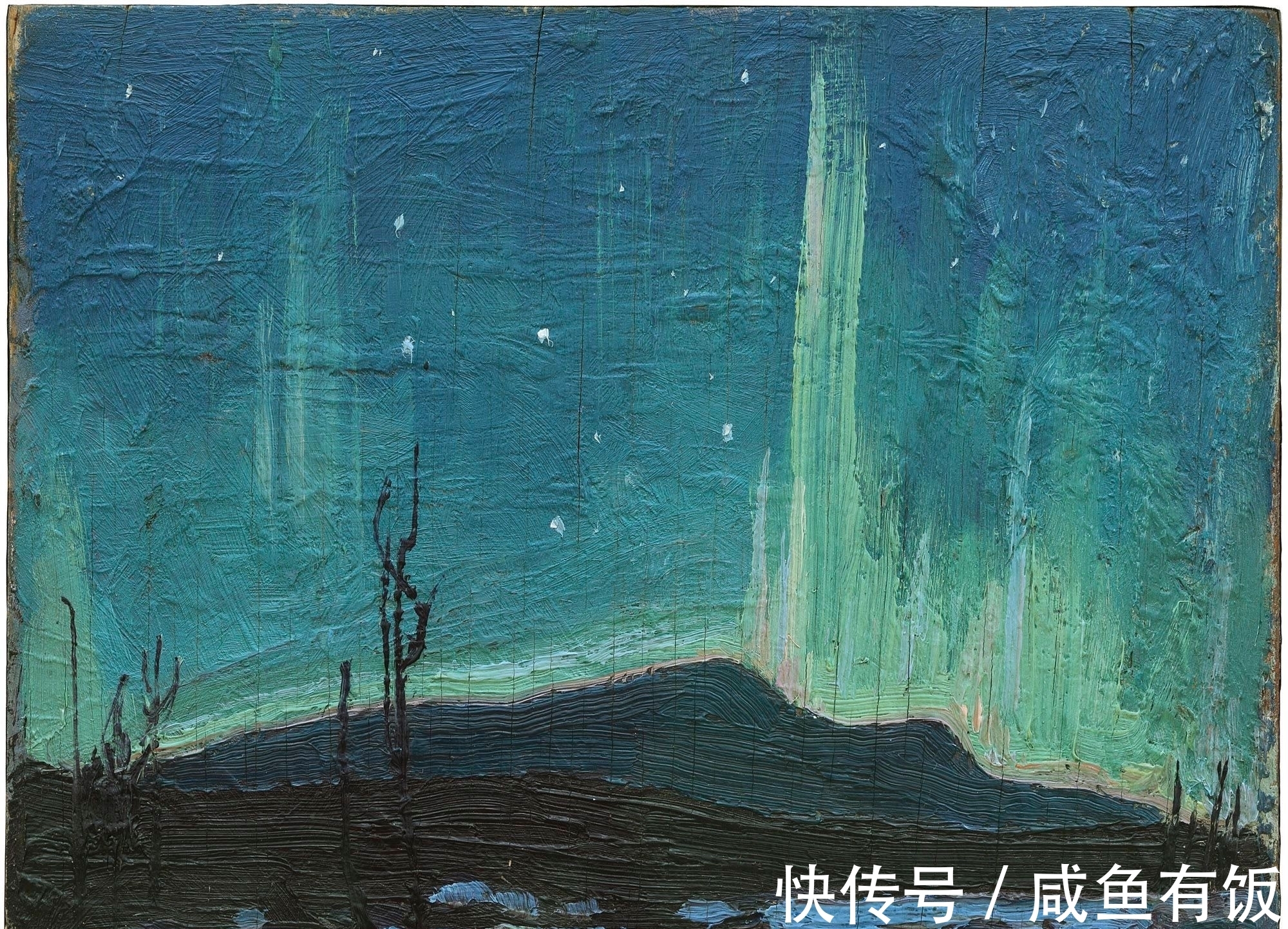 笔触!浓烈的色彩,激荡的笔触