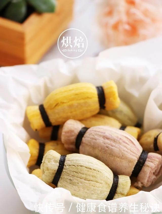 自制三彩糖果酥 有了它 娃都不爱蛋黄酥了！