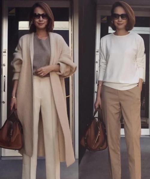 中年女性穿得“花里胡哨”显老气!多用基础搭配,简约高级