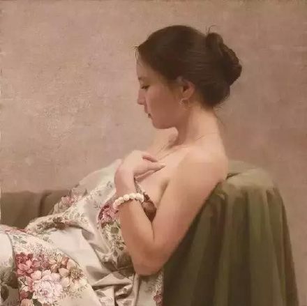 油画!日本著名油画家 森木草介,一辈子只画一个模特经典作品欣赏