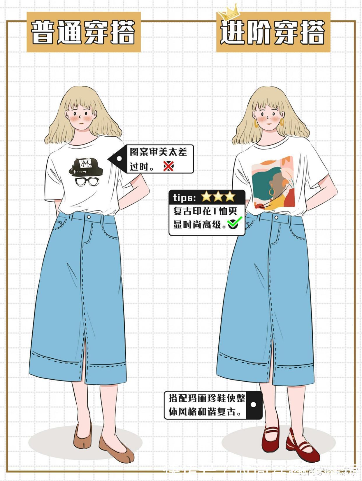 打扮|会打扮才不显老!瞧瞧这6组穿搭对比图,建议大家收藏起来