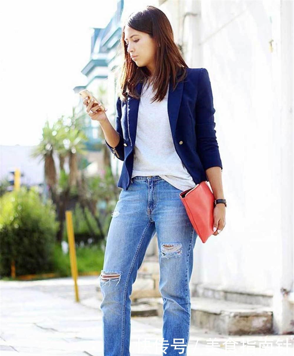 小个子|今年流行的新穿法“牛仔裤+高跟鞋”,显高又显腿长,小个子都爱