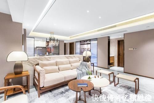 横厅|看完她家才知,没有红木与雕花的现代新中式,依然可以美到极致!