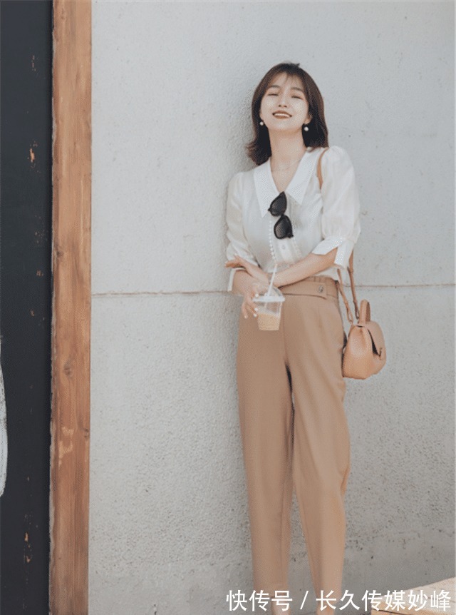 直筒|今夏火了一款直筒“烟管裤”,高级感不输西装裤,比阔腿裤还香!