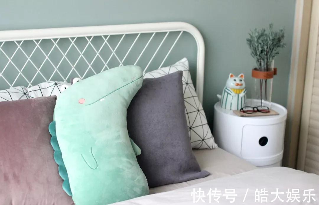 厨房|79㎡旧房改造,阳台打通纳入厨房,莫兰迪配色超高级