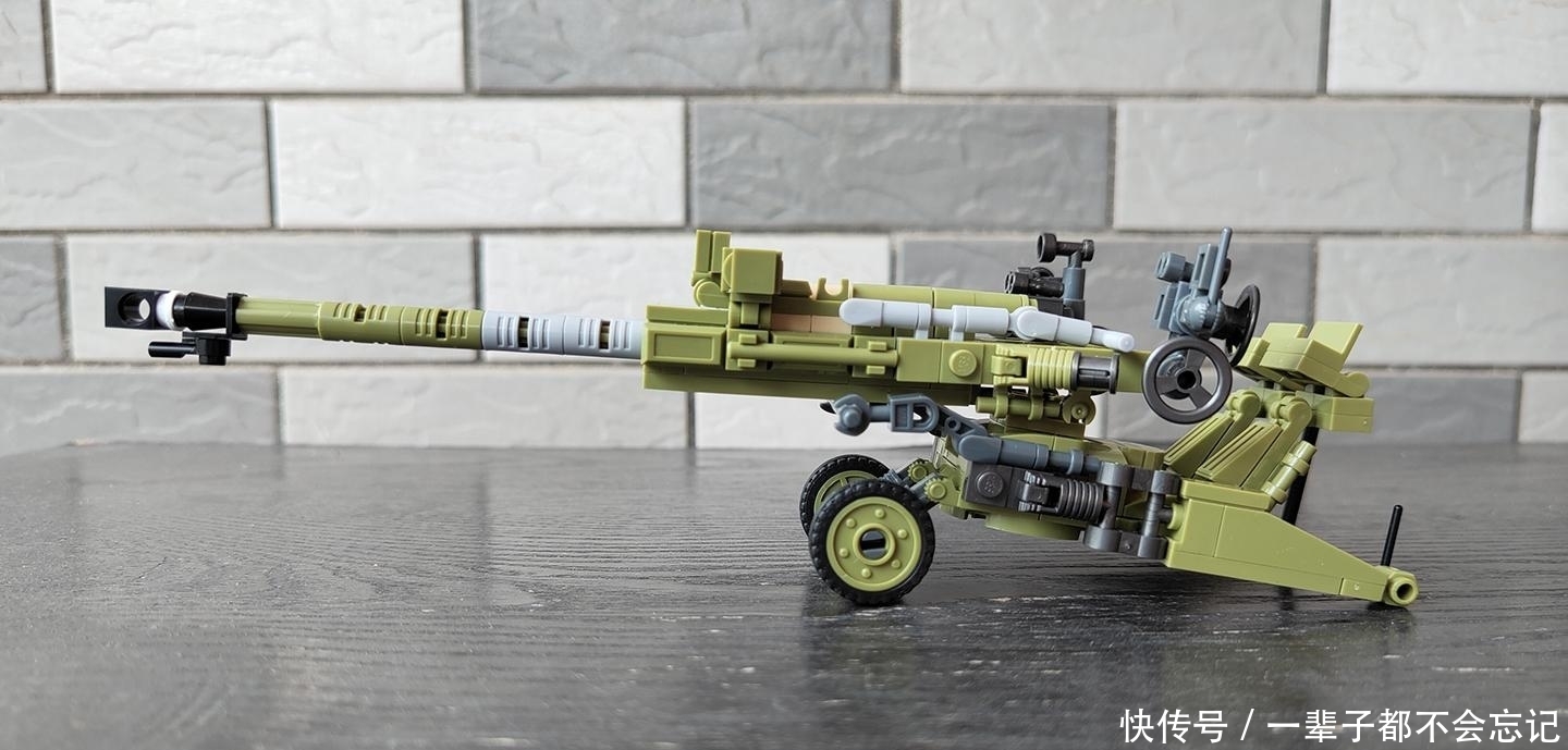零件|亮点颇多的小品之作：小鲁班积木M777超轻型榴弹炮评测