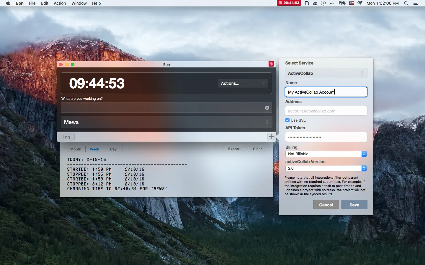 Eon Timer For Mac v2.9.11 项目时间跟踪软件