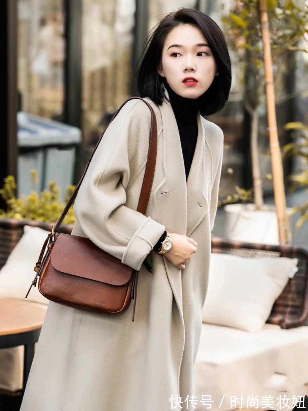 通身 小个子大衣要穿得优雅大气,这3个搭配技巧,轻松打造高级感