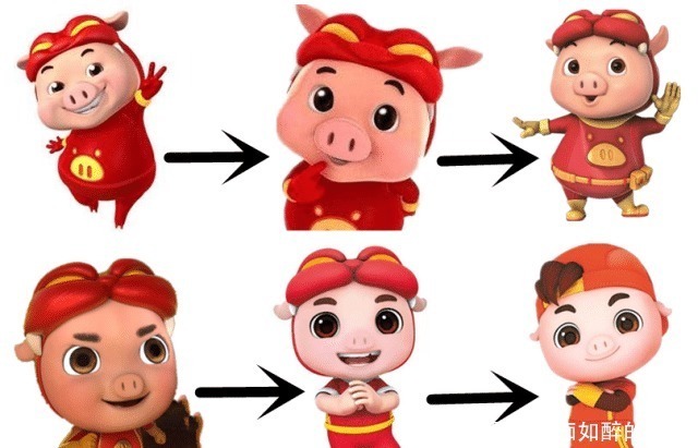 进化史|动漫主角“进化史”,猪猪侠终于变成“人”,皮卡丘却瘦成纸片!