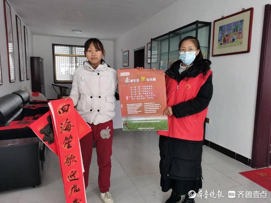 朱集镇@乐陵市朱集镇焦家村：“百福”春联送祝福，浓浓关怀暖民心