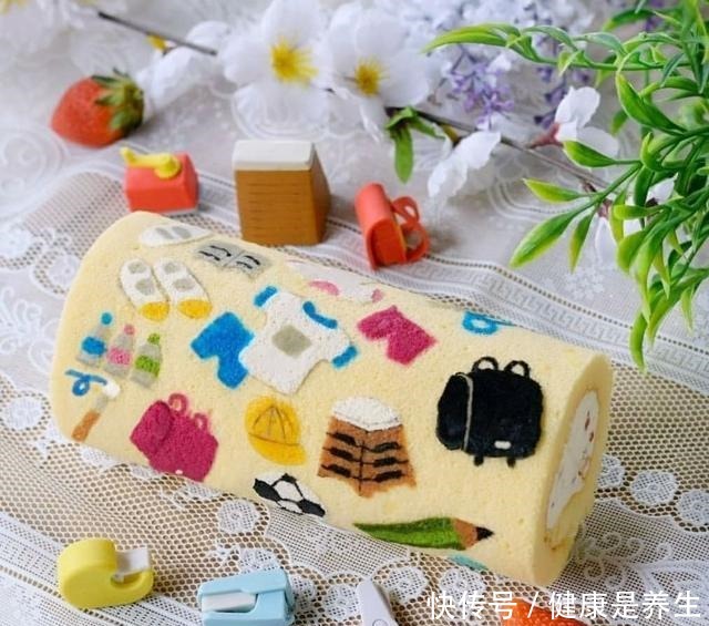 不忍下口的彩绘蛋糕卷,治愈你的小情绪!