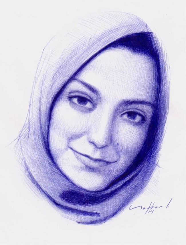 艺术@大神级的圆珠笔画:艺术家纳森·洛伦扎纳的作品