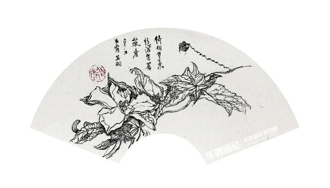 作品展#一眼沦陷这样绝美的秋色看完不得不爱!华卿国画定向班写生作品展