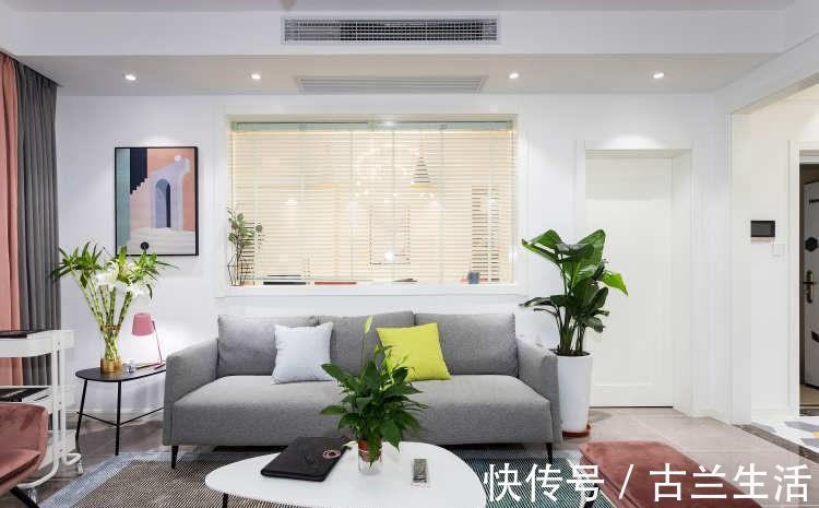 木栈板|将墙壁凿开一半,客厅和书房大变样,家里变得更加通透大气