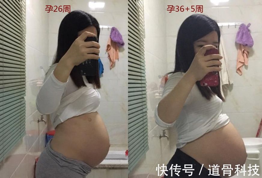 腰酸背痛|孕妇的“肚量”有多大一张图告诉你答案孕妇的内脏都被挤没了