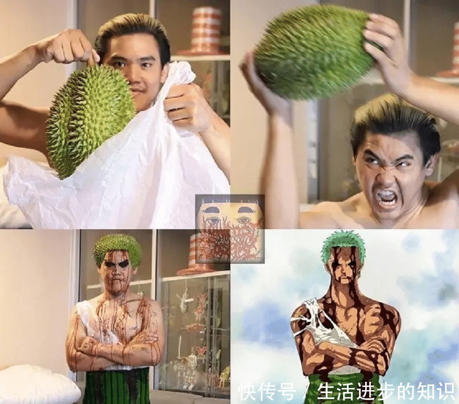 小哥|泰国小哥用“橘子皮”cos我妻善逸,这想象力绝了!