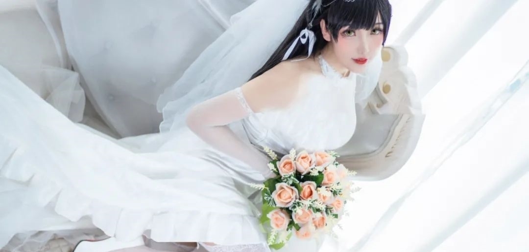 爱宕|cos:碧蓝航线?爱宕白花的誓言cos正片@刺青