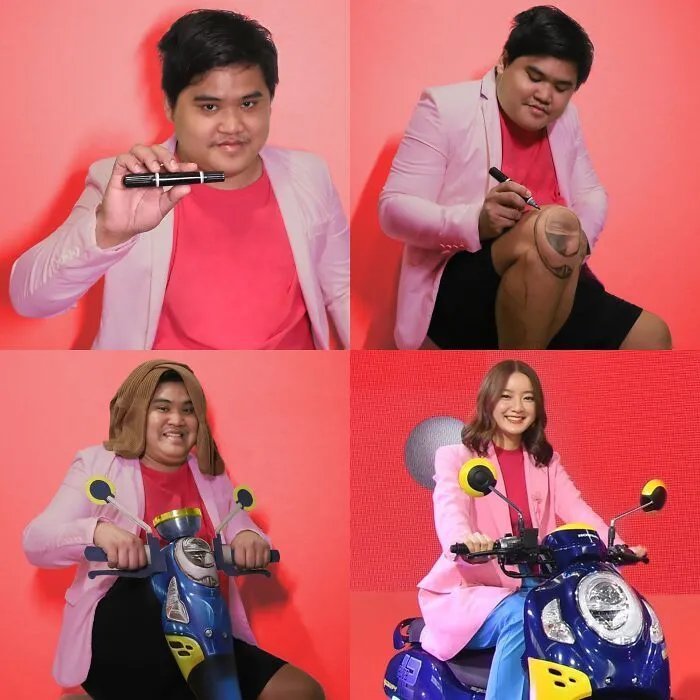 cosl泰国沙雕小哥的低成本Cosplay,脑洞极其逆天,画风无比辣眼睛…