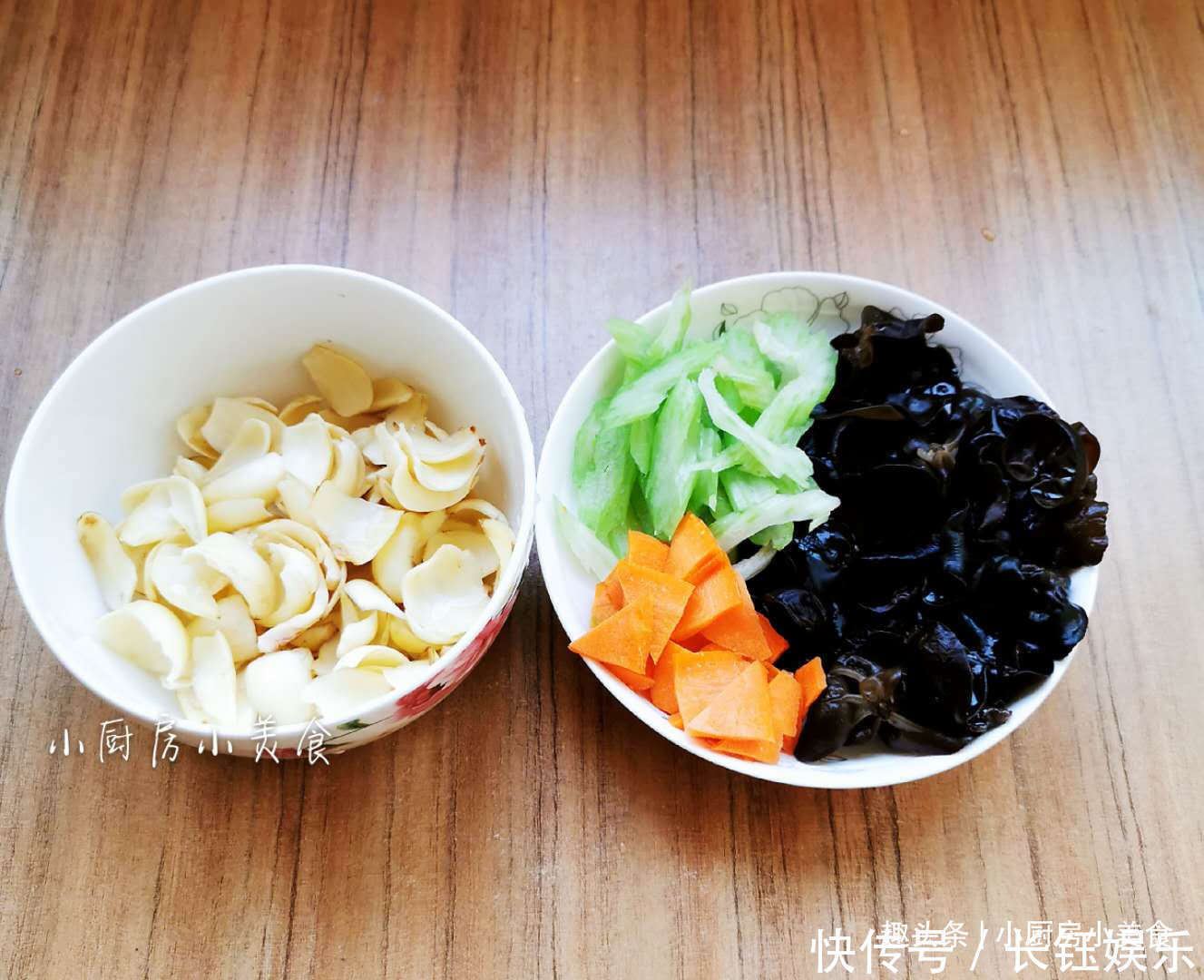 晚餐|晚餐吃素食,四种食材清炒一盘,清淡有营养,还能帮你清理肠胃
