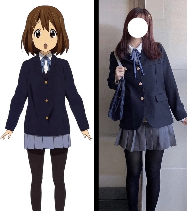 整体造型|动漫中的JK制服穿搭,毛利兰造型文艺范十足,网友:学到了