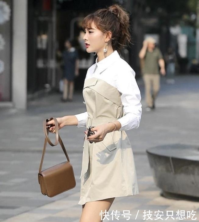 可爱|美女街拍靓丽可爱的小姐姐,时尚短裤的穿搭,青春范儿十足