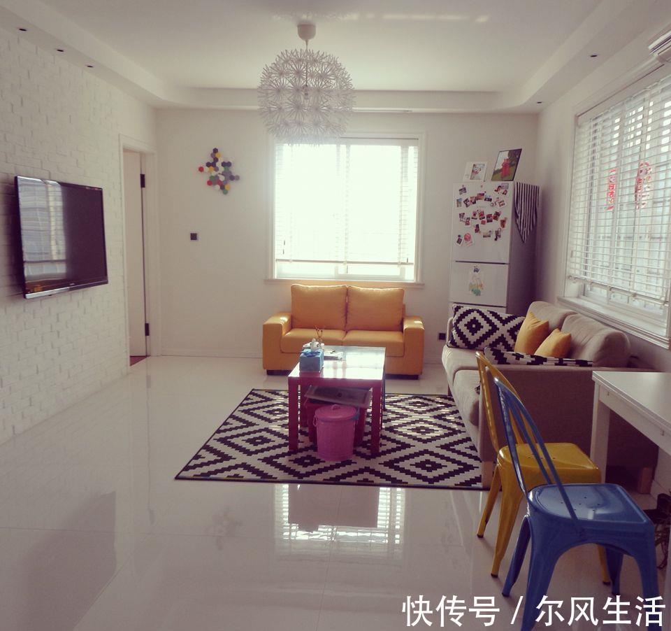 全景图|晒晒78平的小复式3房,进门就被客餐厅迷住了,阳台改书房好漂亮