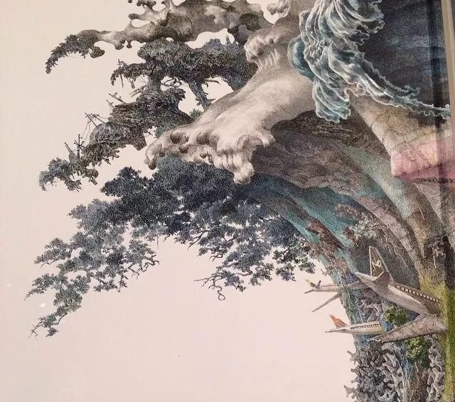 幅画!一幅画画了3年,细到要用放大镜,他把钢笔画玩到了极致