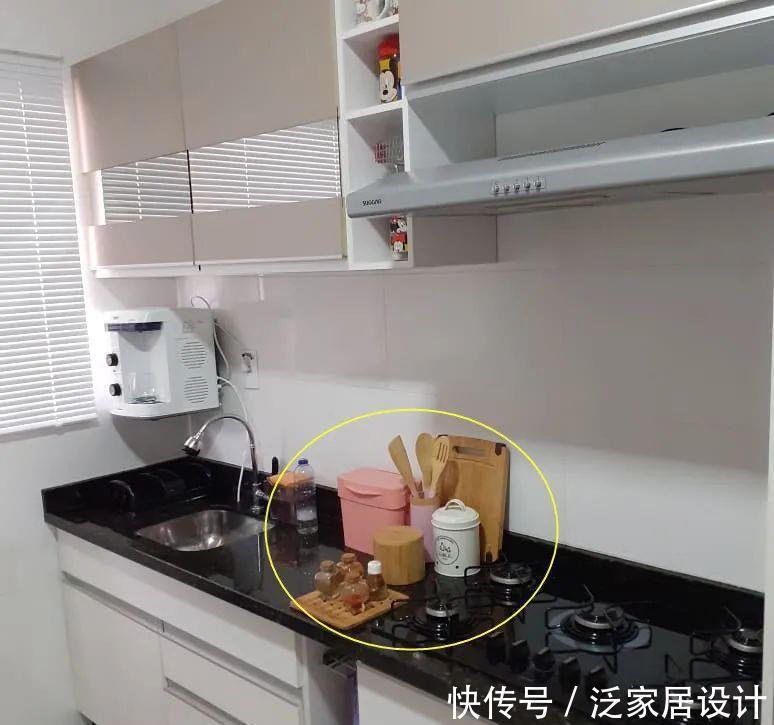 地柜|我为什么没想到,在厨房水槽和燃气灶间留10cm宽,小洞口大作用!