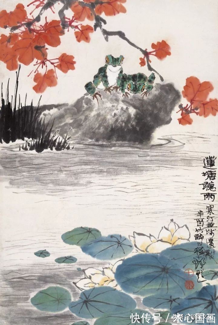 任伯年&江寒汀先生小写意花鸟画欣赏(一)