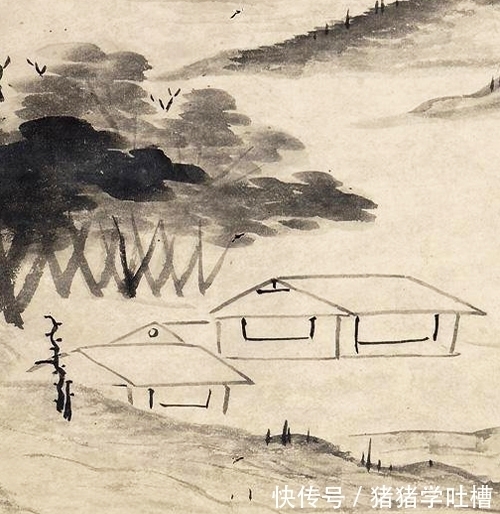 米点皴@空明澄澈,诗意山水,倪元璐绘《云山图》