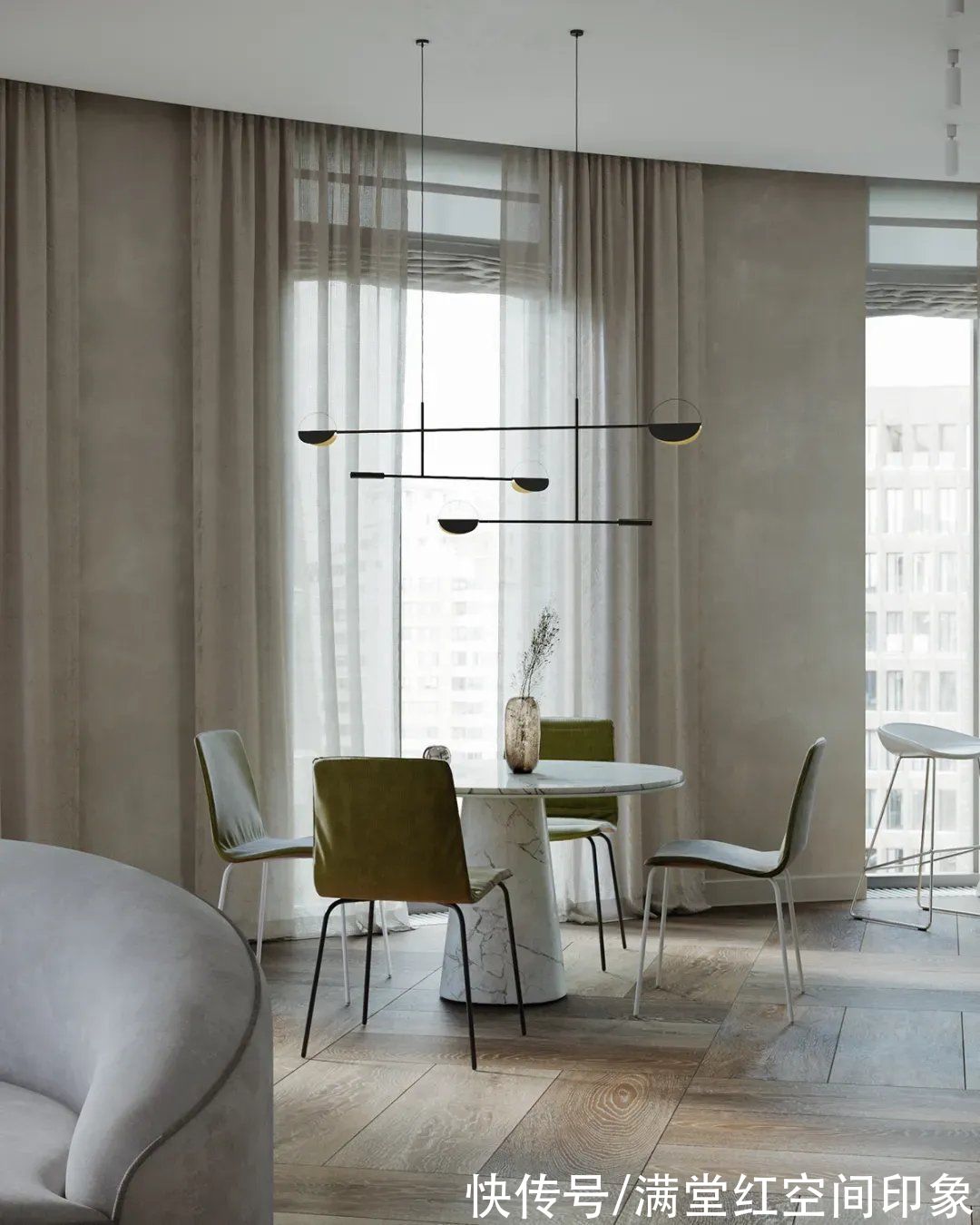 落地窗|时尚极简主义空间，散发着不同寻常的年轻活力