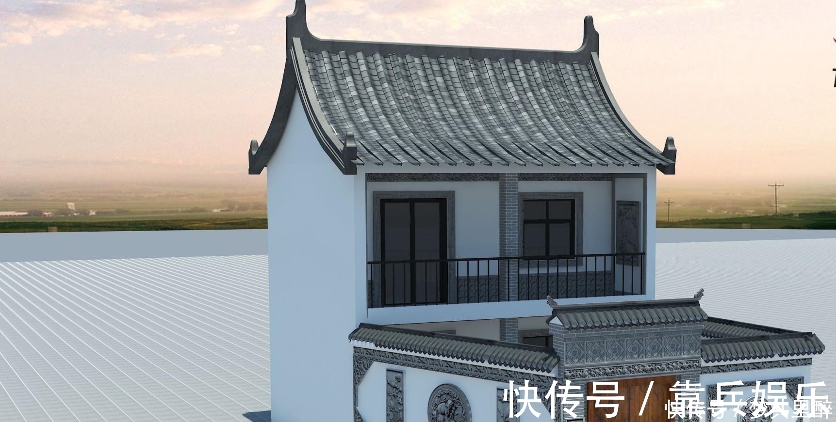 仿古|从砖雕大门的挂件装饰了解中国中式仿古院子