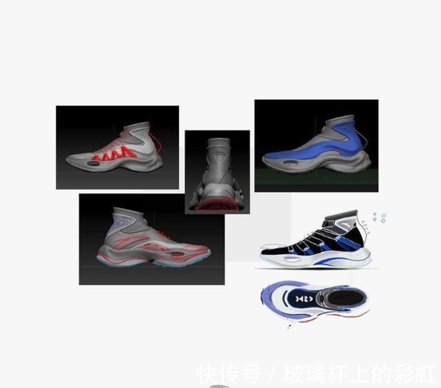 安踏 安踏签约拉文疑似签名鞋曝光,前后分掌鞋面袜套,扣篮王起飞!