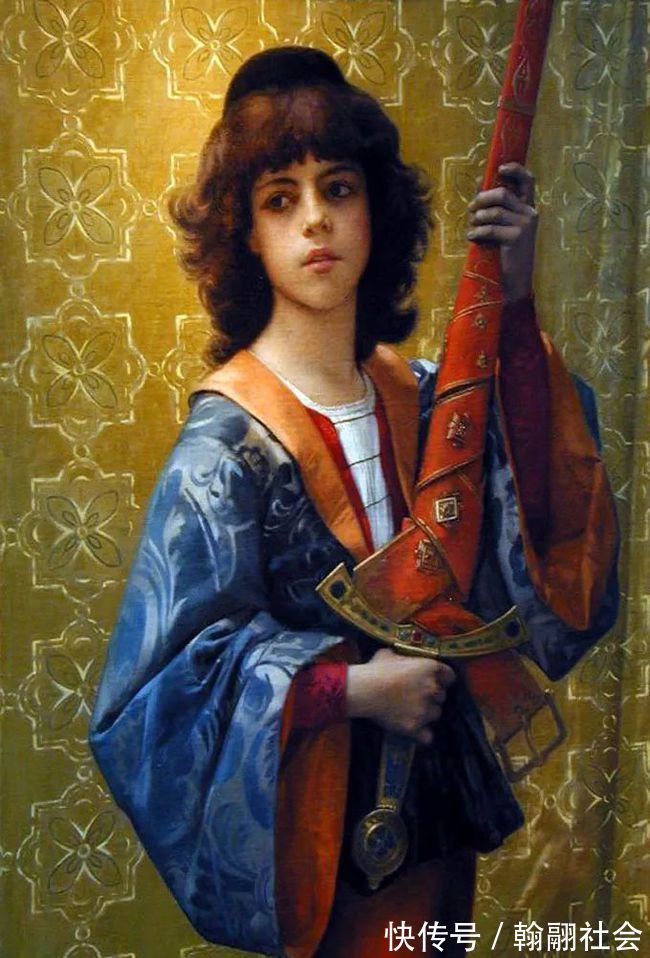 哈姆雷特#见证实力!法国新古典主义学院派画家,亚历山大·卡巴内尔的油画
